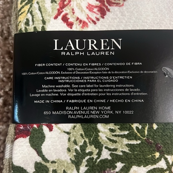 3 kitchen towels by Ralph Lauren
brand new with tags - Picture 5 of 5